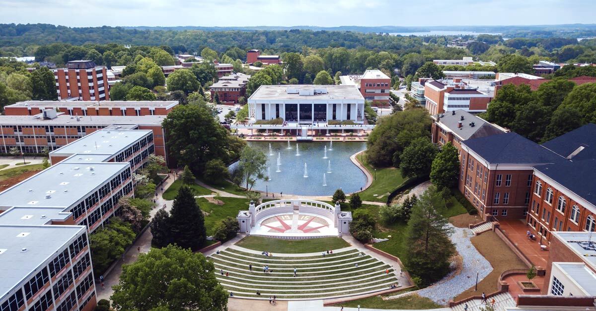 featured main campus aerial