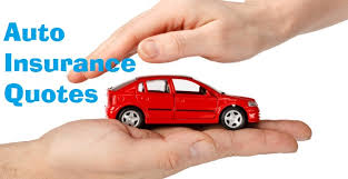 Image Shows A Red Car And Blue Lettering Saying Auto Insurance Quotes