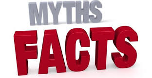 Image Shows Lettering Saying Myths Facts