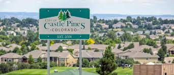 Image Shows Sign That Says Castle Pines