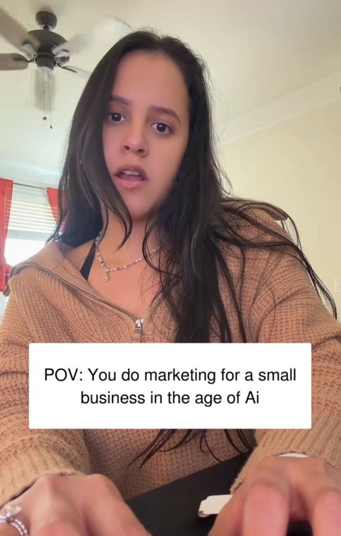 Pov: You Do Marketing For A Small Business In The Age Of Ai
