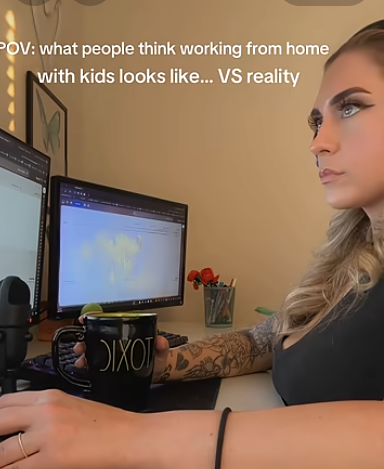 The Chaos Of A Work From Home Mom